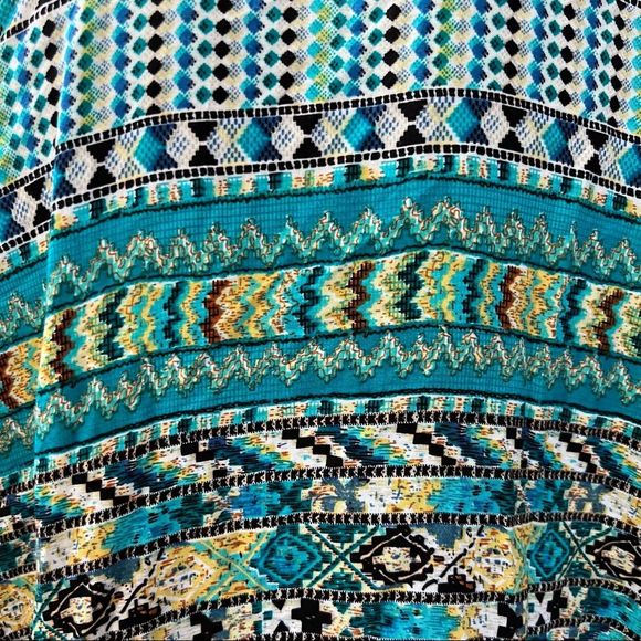 Love Tease Fringe Boho Retro Kimono Cardigan size large - Picture 6 of 10